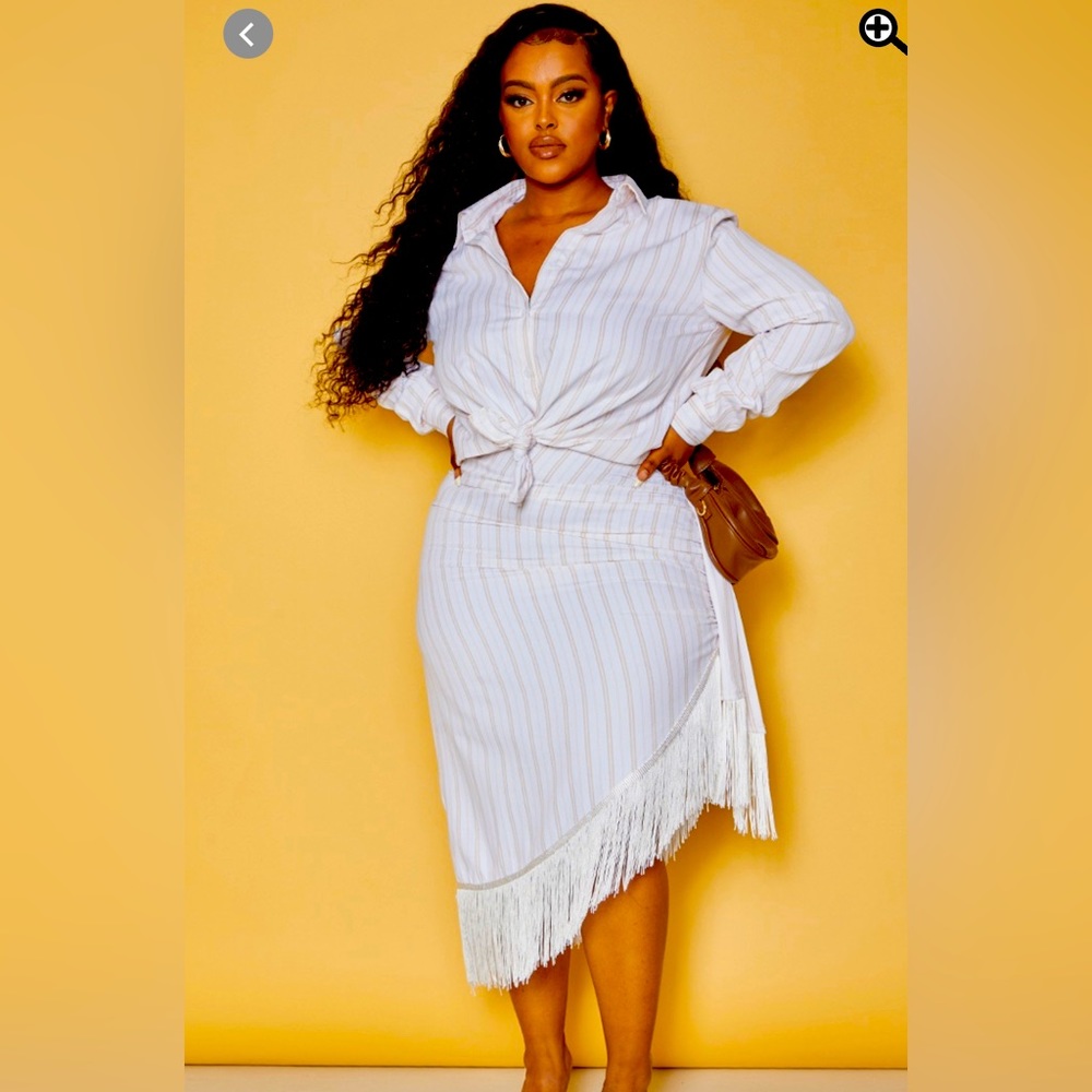 Blouse and skirt set